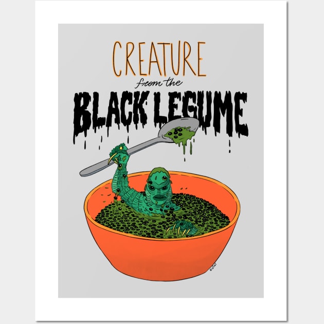 creature from the black legume Wall Art by kuinif